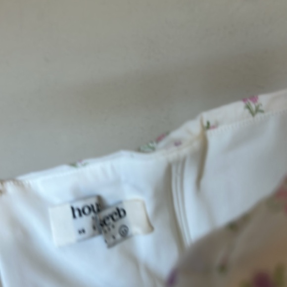 House of cb Serafina WHITE FLORAL‎ PRINT STRAPLESS DRESS NWOT size XL - Picture 7 of 13